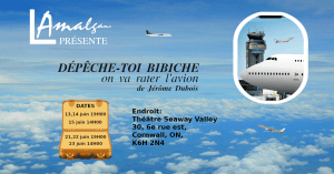 Dépêche-toi Bibiche on vas rater l'avion